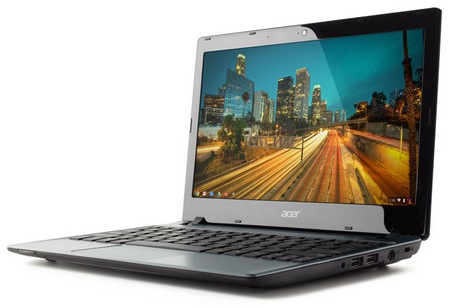 Acer C7 Chromebook angle