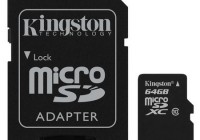 Kingston 64GB Class 10 microSDXC Memory Card adapter