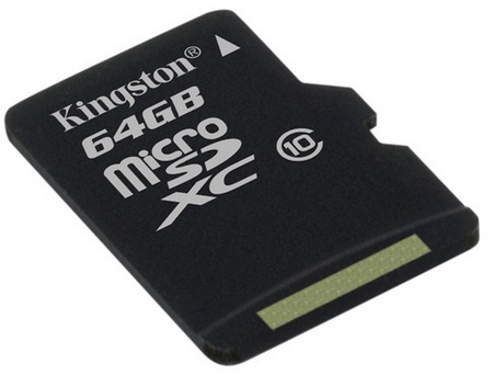 Kingston 64GB Class 10 microSDXC Memory Card