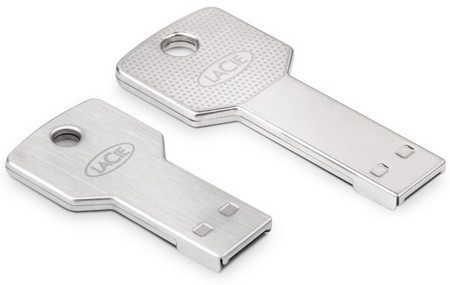 LaCie PetiteKey Key-shaped USB Flash Drive compare iamakey