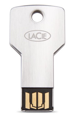 LaCie PetiteKey Key-shaped USB Flash Drive connector