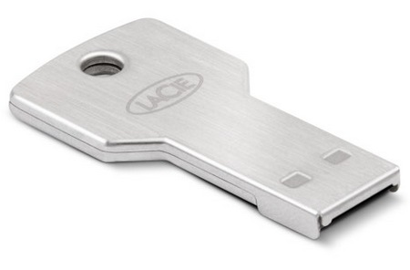 LaCie PetiteKey Key-shaped USB Flash Drive