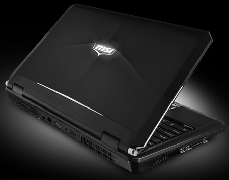 MSI GX60 Gaming Notebook packs AMD Trinity A10 and Radeon HD7970M lid
