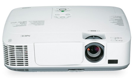 NEC M271X, M311X and M311W Portable Projectors front