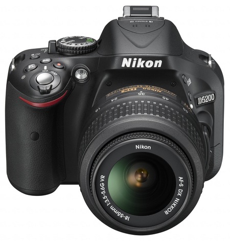 Nikon D5200 Digital SLR Camera with 39-point AF and 24.1 Megapixel Sensor angle