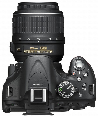 Nikon D5200 Digital SLR Camera with 39-point AF and 24.1 Megapixel Sensor top