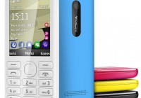 Nokia 206 S40 phone with slam colors