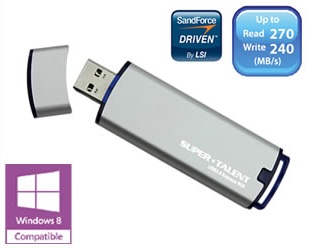 Super Talent USB 3.0 Express RC8 Flash Drive now certified Windows To Go