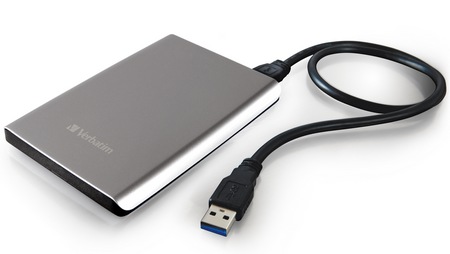 Verbatim Store n Go Ultra Slim Portable Hard Drive with cable