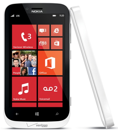 Verizon Nokia Lumia 822 Windows Phone white