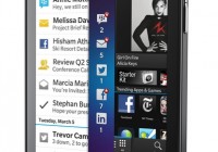 BlackBerry Z10 BB10 Smartphone black angle