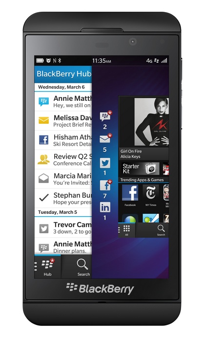 BlackBerry Z10 BB10 Smartphone black