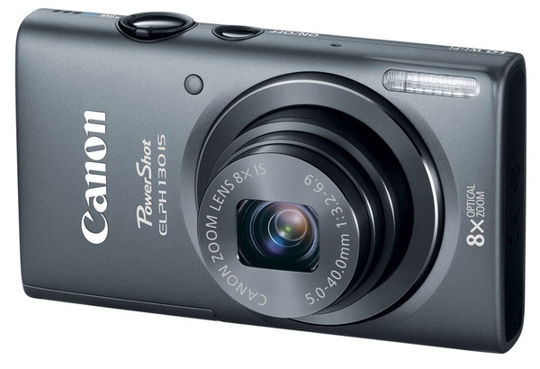 Canon PowerShot ELPH 130 IS Point-and Shoot packs 8x Zoom, WiFi and 3-inch Display gray
