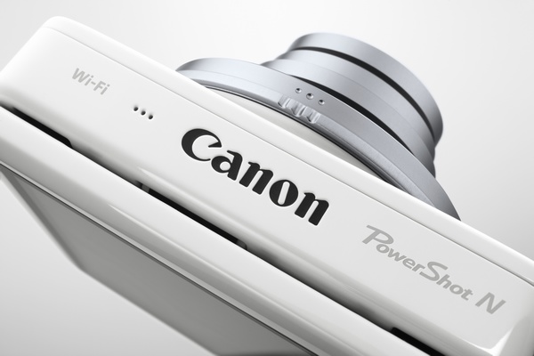 Canon PowerShot N Camera top