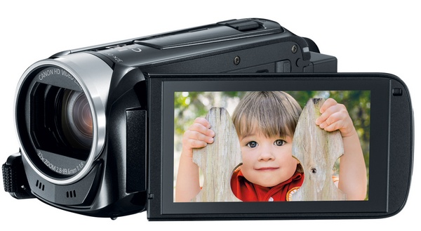 Canon VIXIA HF R42 WiFi Full HD Camcorder lcd display