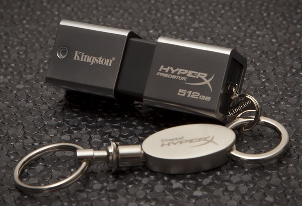 Kingston DataTraveler HyperX Predator 3.0 1TB USB 3.0 Flash Drive with keychain