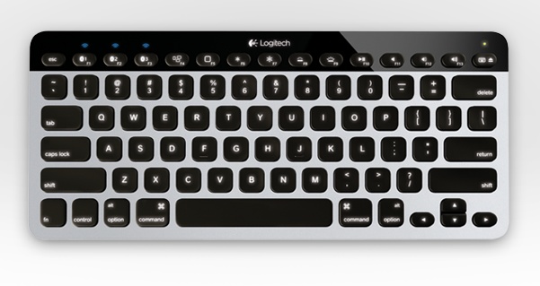 Logitech Bluetooth Easy-Switch Keyboard for Mac, iPad and iPhone front