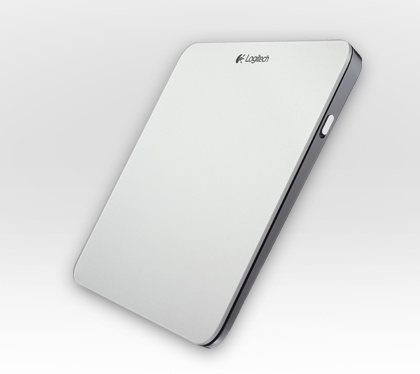 Logitech Rechargeable Trackpad for Mac side