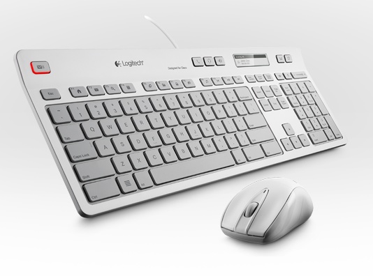 Logitech UC Keyboard K725-C and M525-C wireless mouse