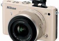 Nikon 1 J3 mirrorless camera biege