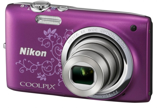 Nikon CoolPix S2700 Compact Digital Camera decorative purple