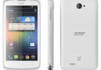 Acer Liquid C1 Intel Atom-powered Smartphone white