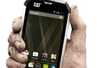 Caterpillar CAT B15 Rugged Android Smartphone on hand