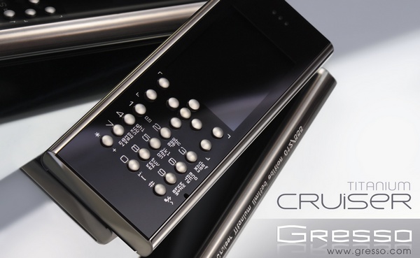 Gresso Crusier Titanium Luxury Phone 1