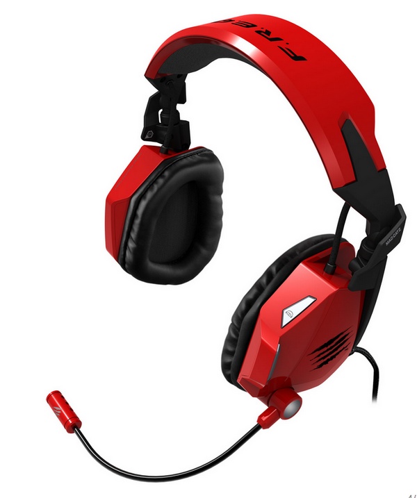Mad Catz F.R.E.Q. 7 7.1 Surround Sound Gaming Headset red