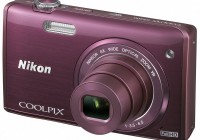 Nikon CoolPix S5200 digital camera plum