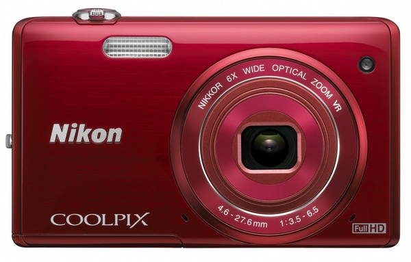 Nikon CoolPix S5200 digital camera red