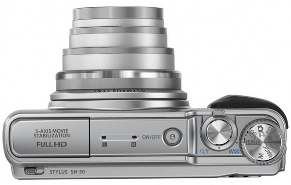 Olympus STYLUS SH-50 iHS Long-zoom Point-and-Shoot with 5-Axis Video Stabilization top