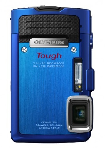 Olympus STYLUS TOUGH TG-830 iHS rugged camera blue