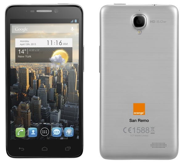 Orange San Remo 4.7-inch Android smartphone