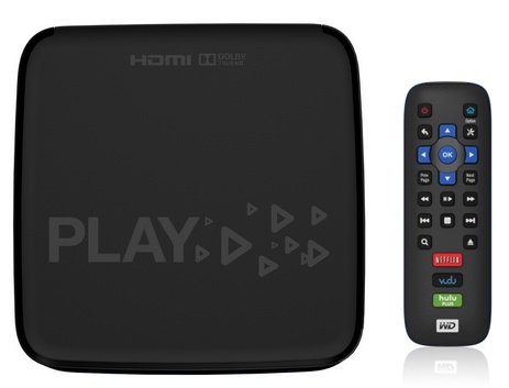 WD TV Play WiFi HD Media Player Streamer remote