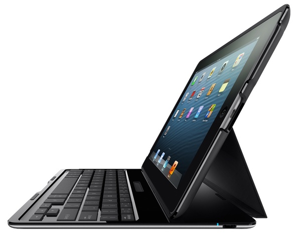 Belkin Ultimate Keyboard Case for iPad black side