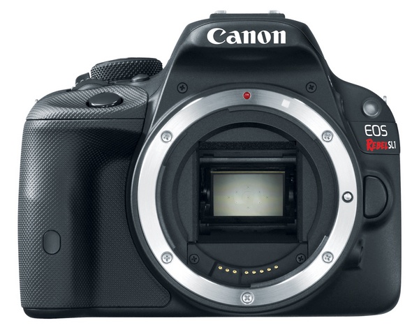 Canon EOS Rebel SL1 is the World's Smallest and Lightest DSLR front no lens