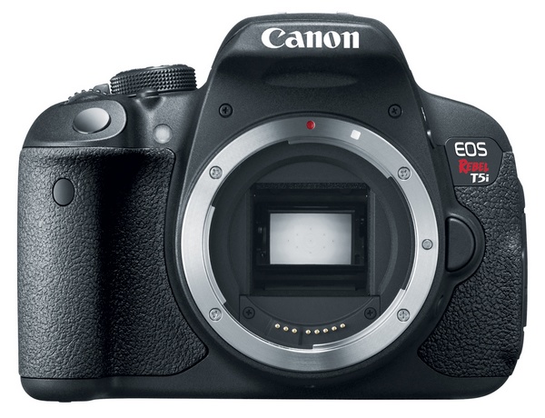 Canon EOS Rebel T5i DSLR Camera front no lens