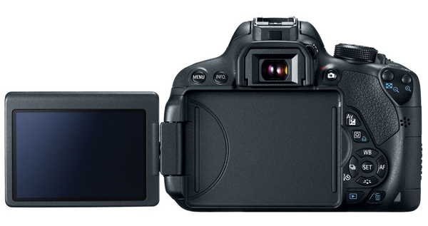Canon EOS Rebel T5i DSLR Camera lcd back