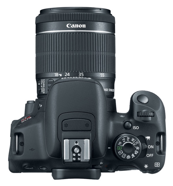 Canon EOS Rebel T5i DSLR Camera top