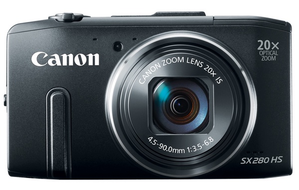 Canon PowerShot SX280 HS with 20x Optical Zoom, WiFi and GPS black