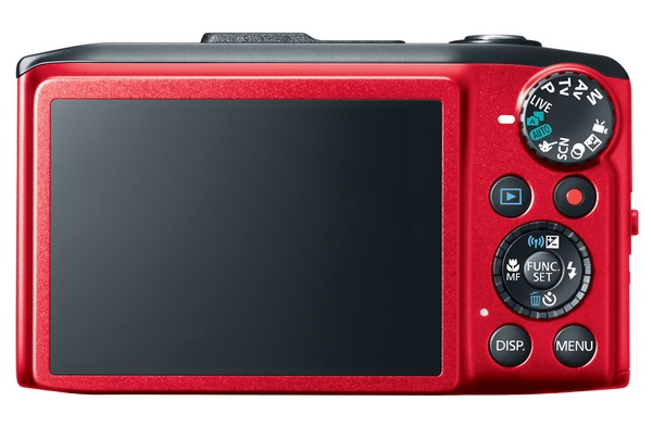 Canon PowerShot SX280 HS with 20x Optical Zoom, WiFi and GPS red back