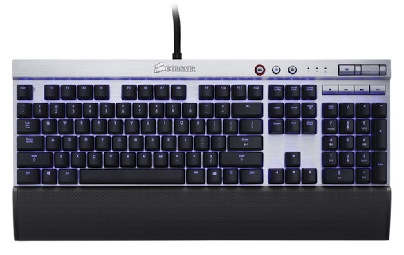 Corsair Vengeance K70 Mechanical Gaming Keyboard silver top