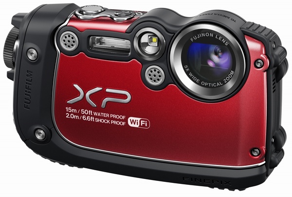 FujiFilm FinePix XP200 Ultra Rugged Camera with WiFi red