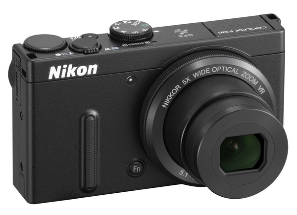 Nikon CoolPix P330 gets a f1.8 5x Optical Zoom Lens black angle