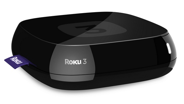 Roku 3 Streaming Media Player angle