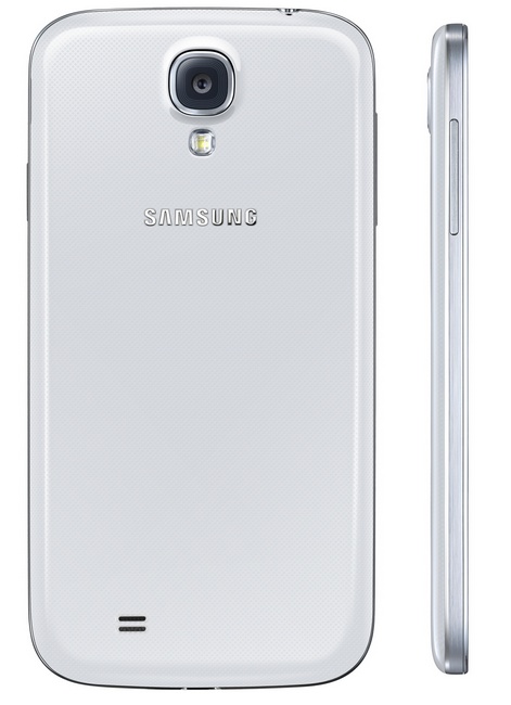 Samsung Galaxy S4 8-core Android smartphone white back