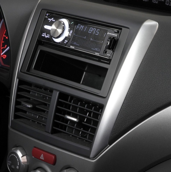 Scosche controlFREQ App-Controlled Bluetooth Car Stereo Receiver in use