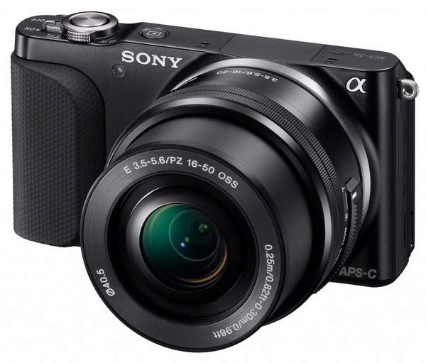 Sony Alpha NEX-3N Mirrorless Camera angle