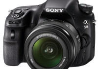 Sony Alpha a58 DSLR Camera for Beginners angle